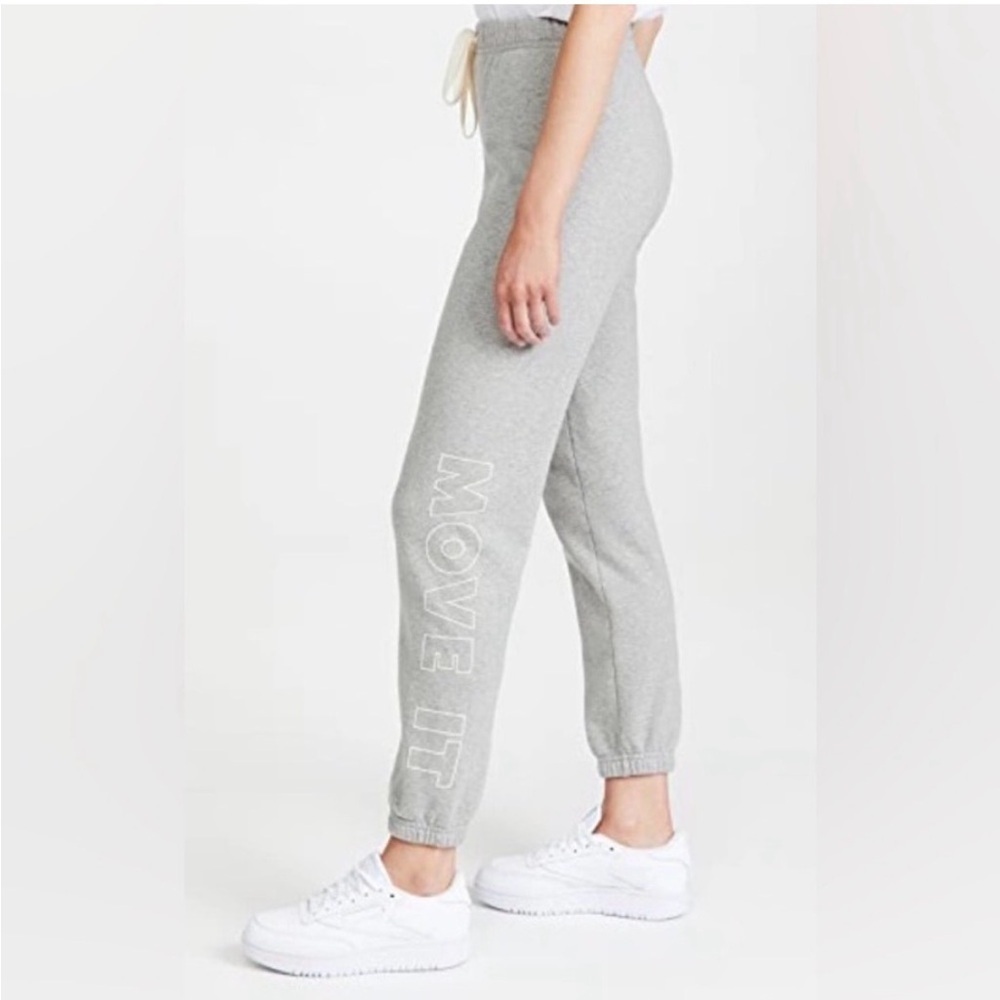 Mother The Bender Sweatpants Size XS NWT Move It Heather Gray Joggers Retro
